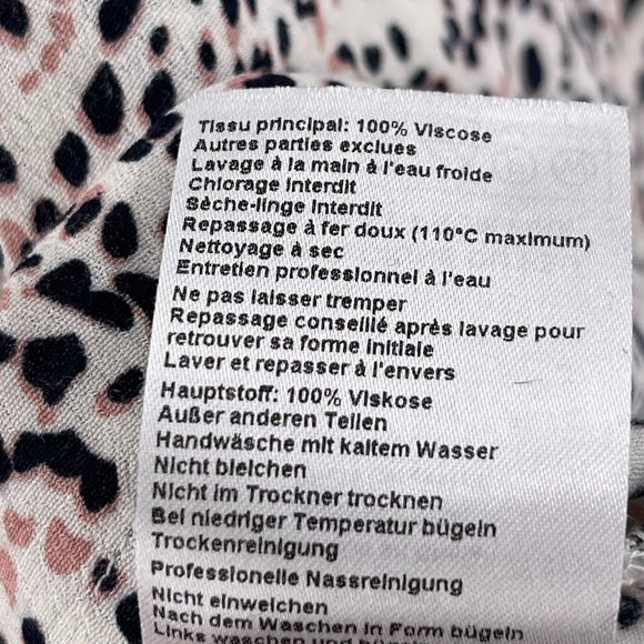 ba&sh Black and White Patterned Blouse - Picture 9 of 10